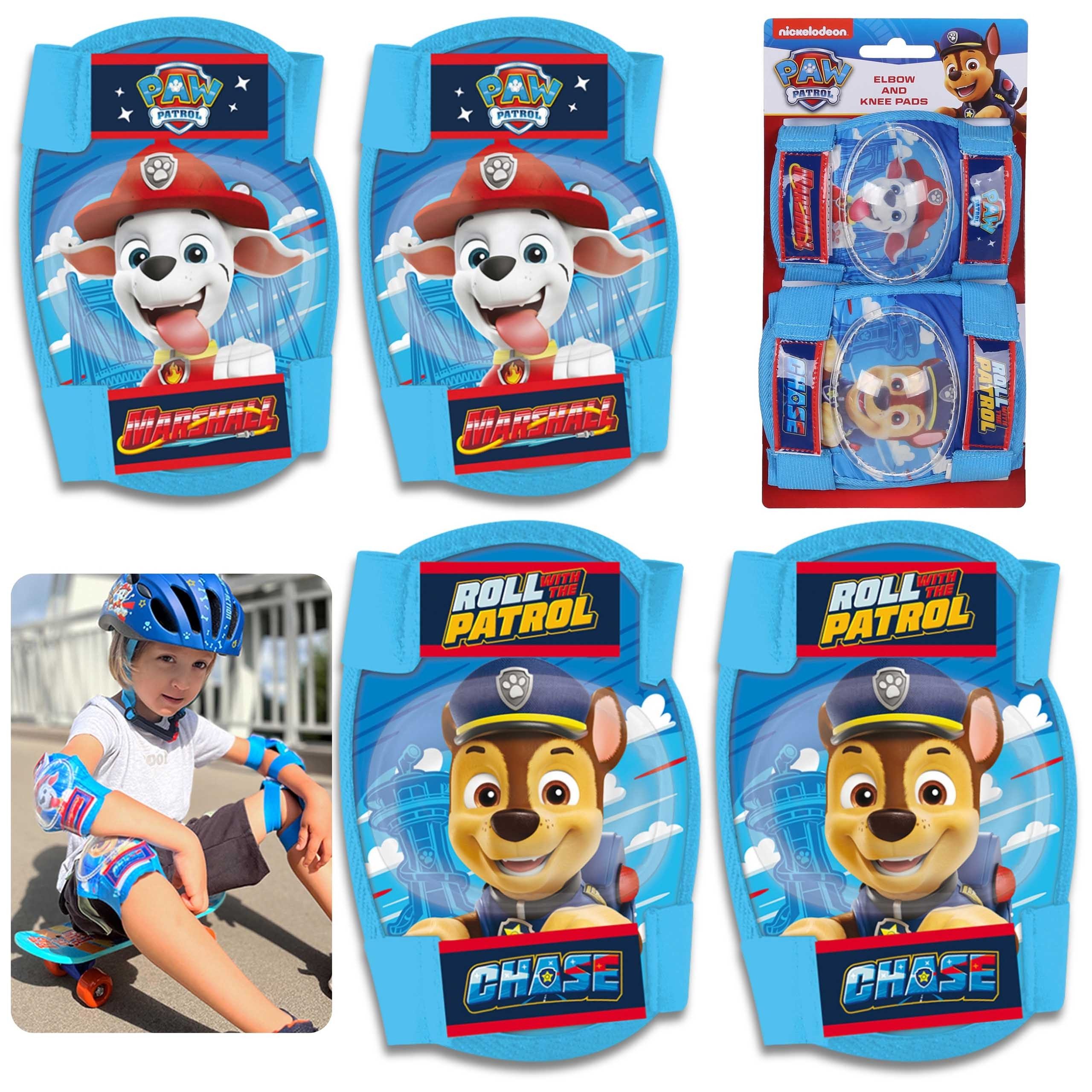 Knieschutz Paw Patrol Blaue Kinder Knie- und Ellbogenschützer für Jungen