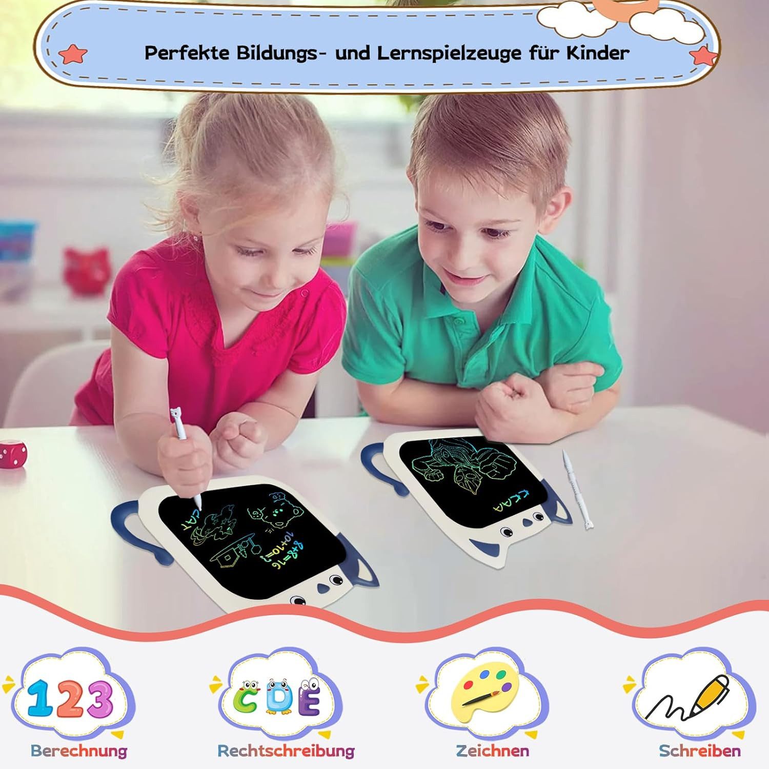 SURFOU Zaubertafel LCD Schreibtafel 10 Zoll günstig online kaufen