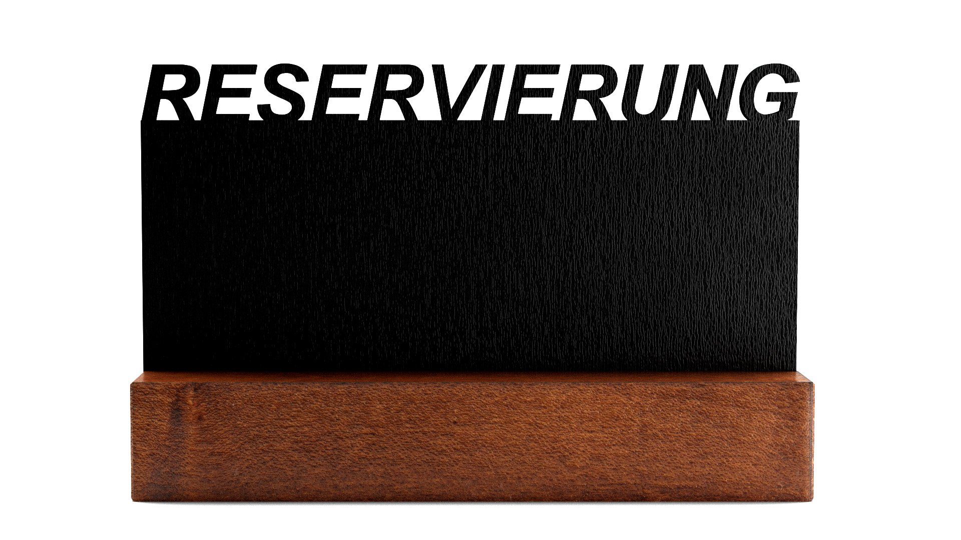 ALLboards Memoboard Tischaufsteller Kreide Mini doppelseitige Kleine Tafeln