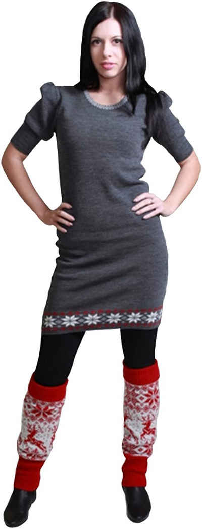 Natural Style Strickkleid mit Wolle, mit Norweger-Muster