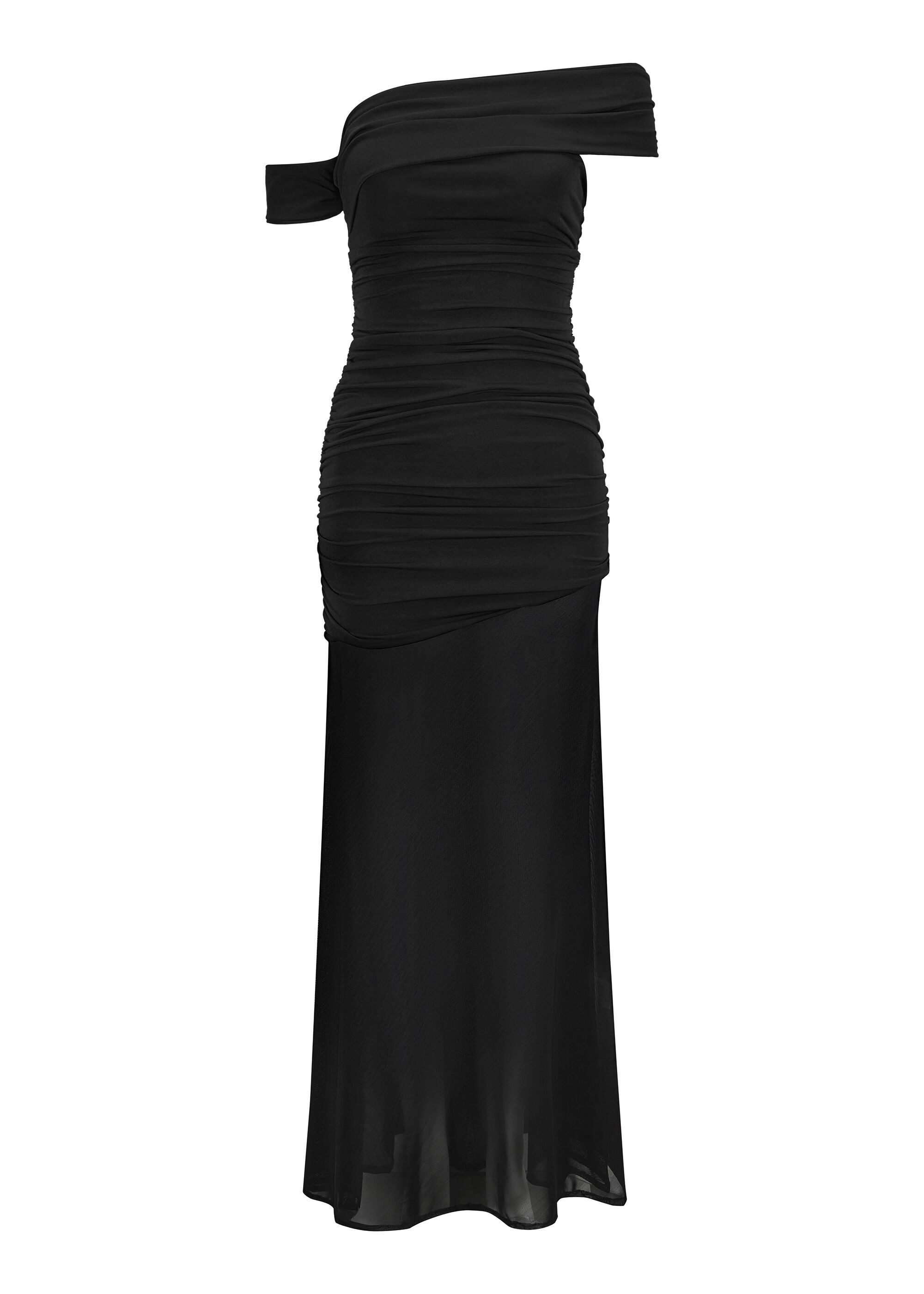 Nicowa A-Linien-Kleid IWALIA (1-tlg) mit schulterfreiem Ausschnitt