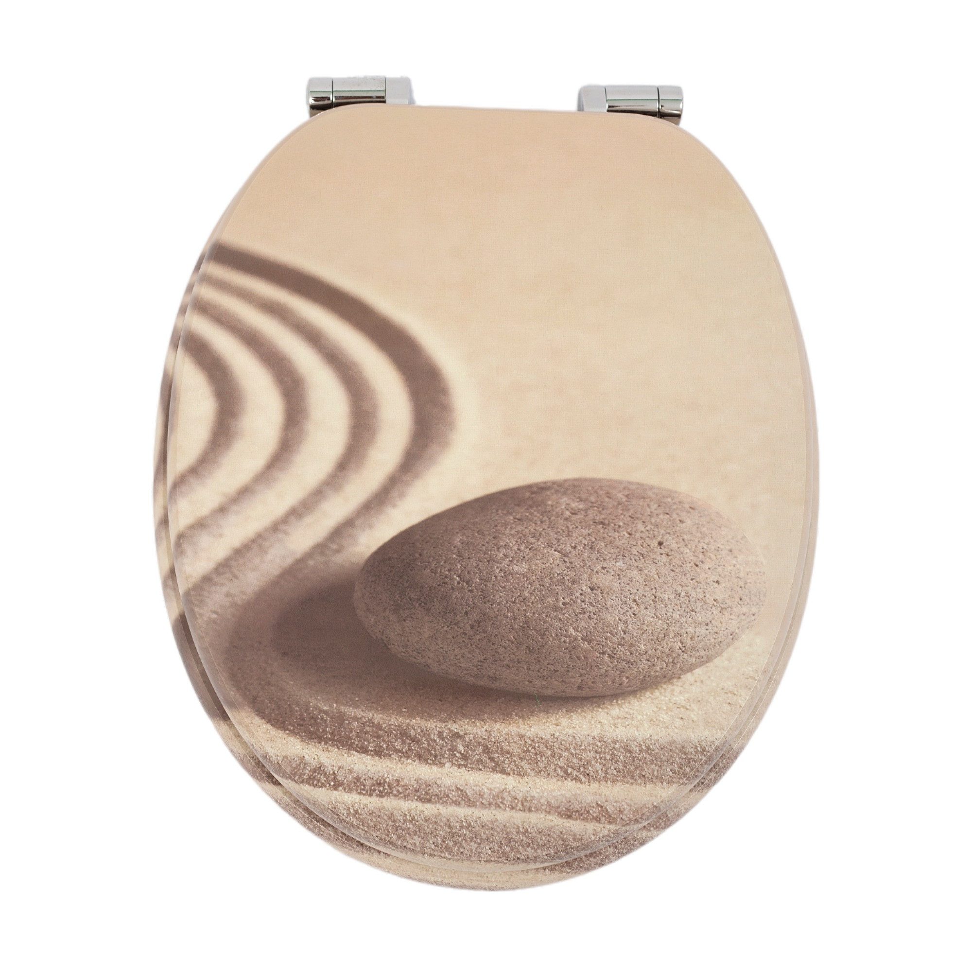 SINOBATH WC-Sitz Toilettensitz mit MDF-Holzkern & Absenkautomatik (mit Ergo günstig online kaufen