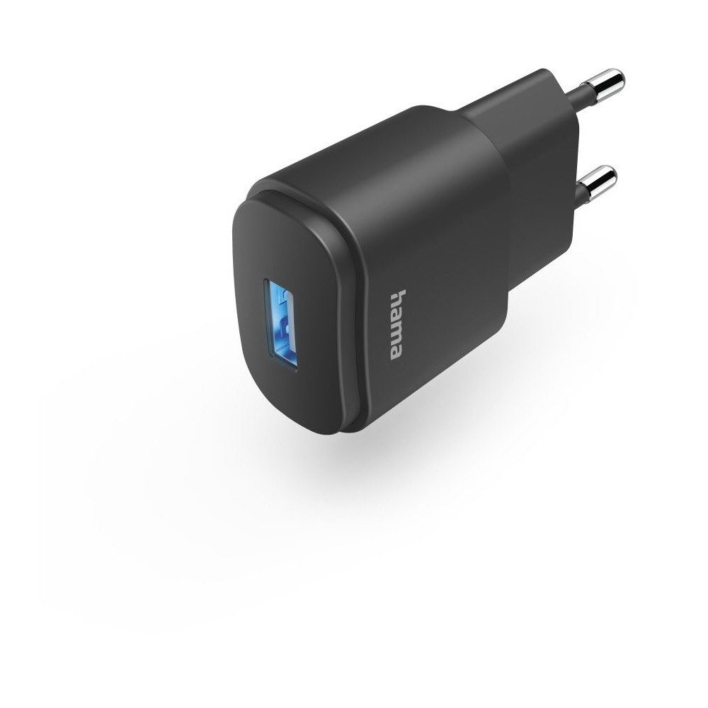 Hama USB Ladegerät (6W) schwarz für Handys und Smartphones USB-Ladegerät