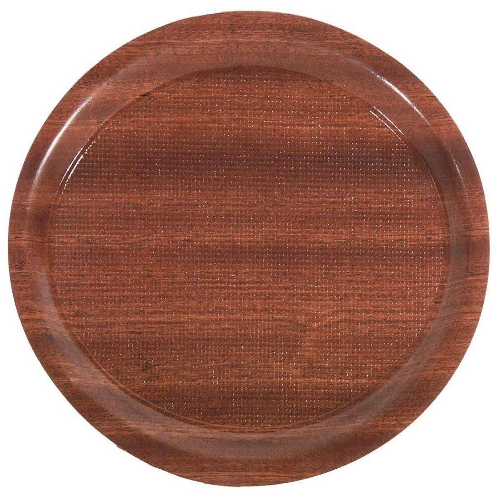 Contacto Tablett Contacto Holz-Tablett oval rutschfest 26x20 cm