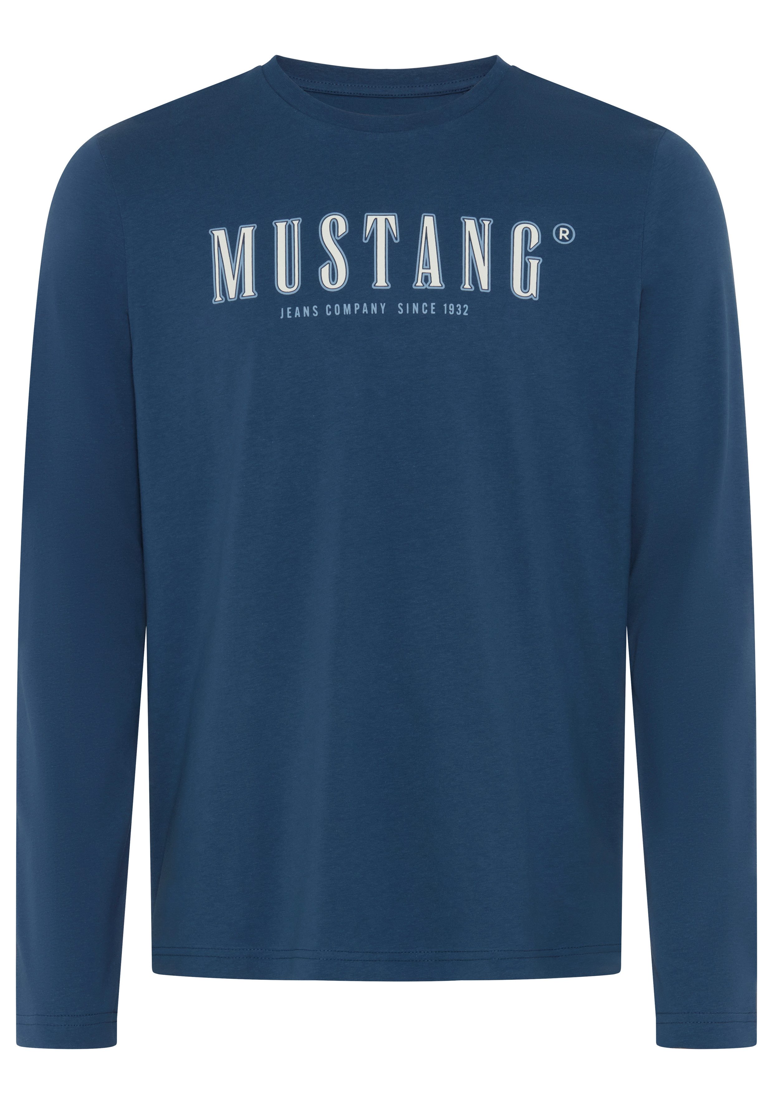 MUSTANG Langarmshirt Style Adrian plakativ bedruckt