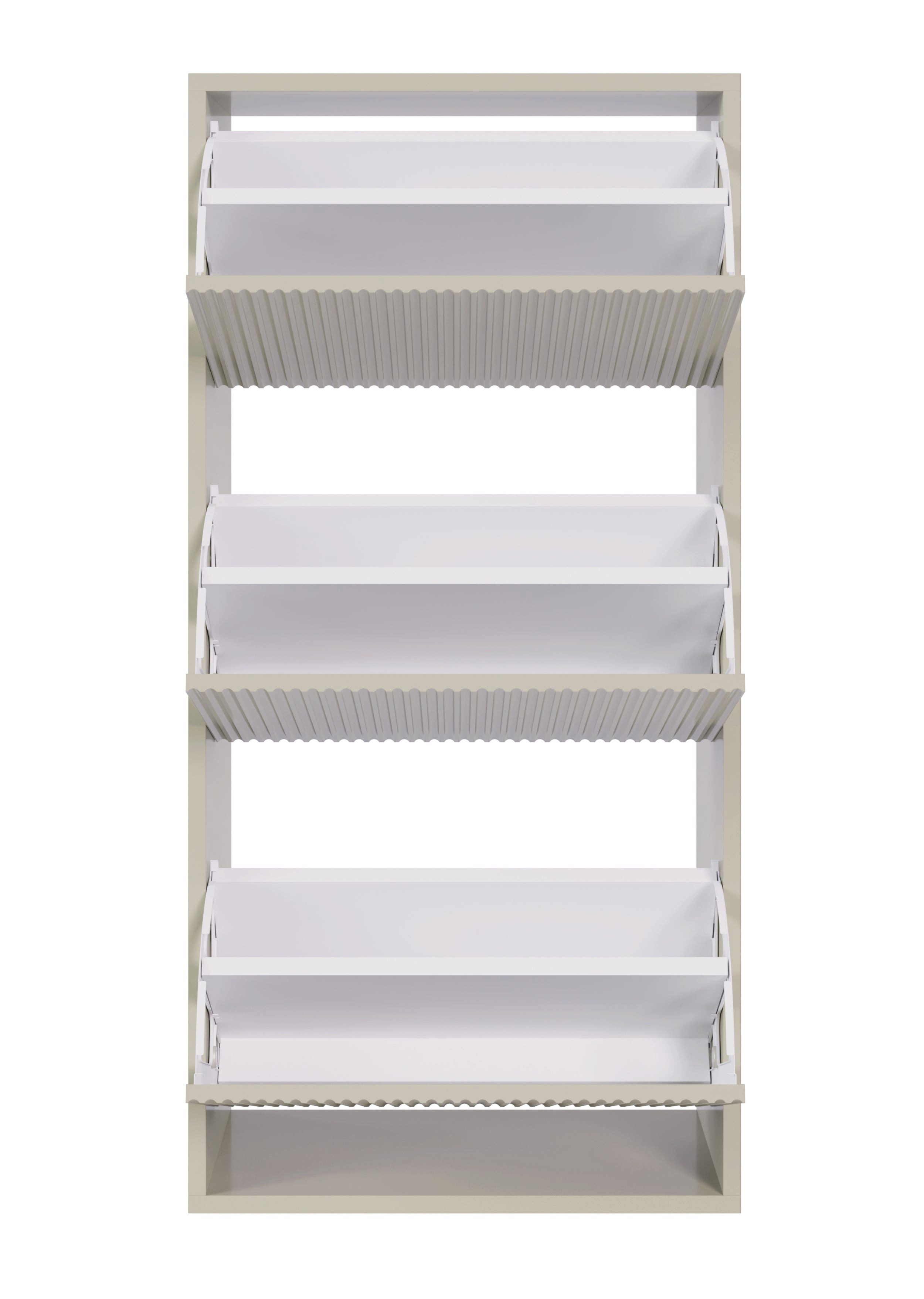 Selsey Hängeschuhschrank VELDIO Wand-Schuhkipper mit 3 Klappen, 50 cm breite