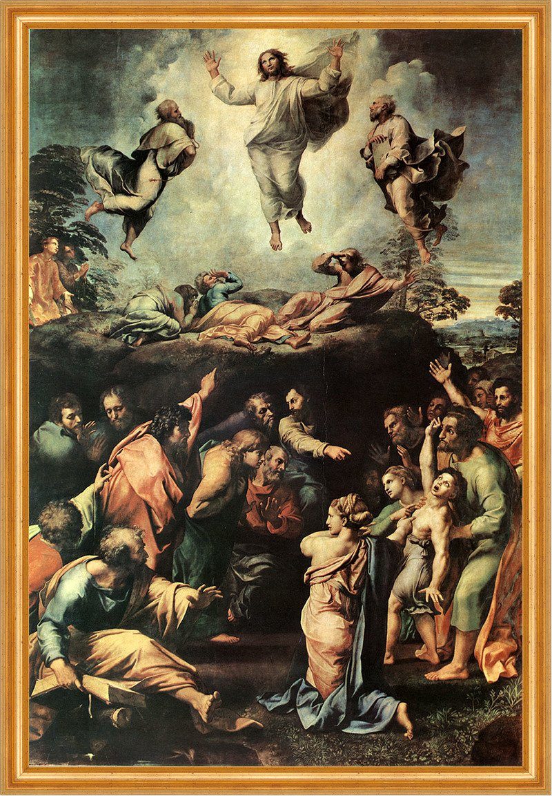 Kunstdruck Die Verklärung Christi Raffael Giulio Romanos Sanks Moses