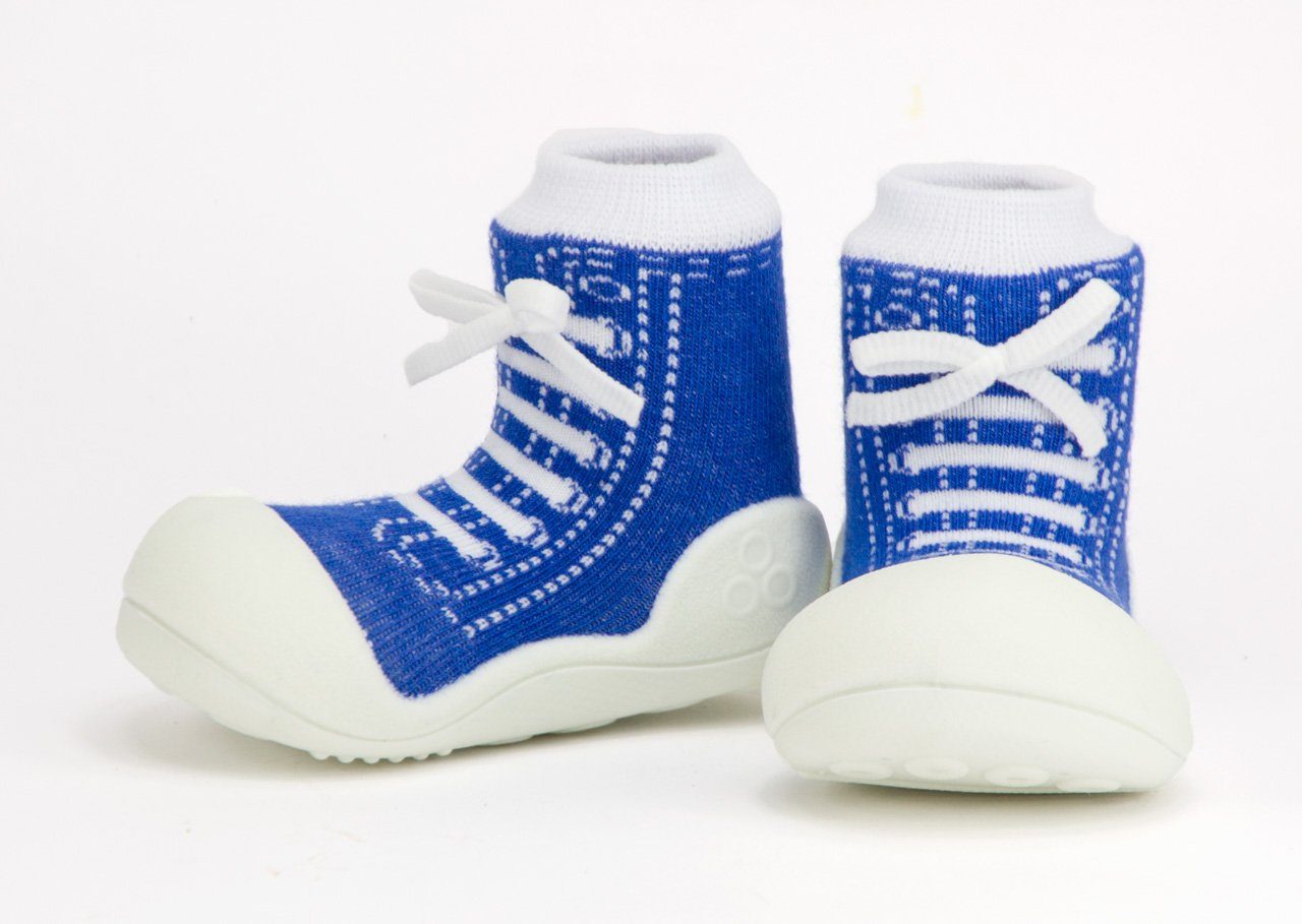 Attipas Ergonomische Baby Ходунки - Kinder Hauschuhe Barfußschuhe Lauflernschuh Bequeme Barfußschuhe für Kleinkinder mit Zehenfreiheit für Greifreflex