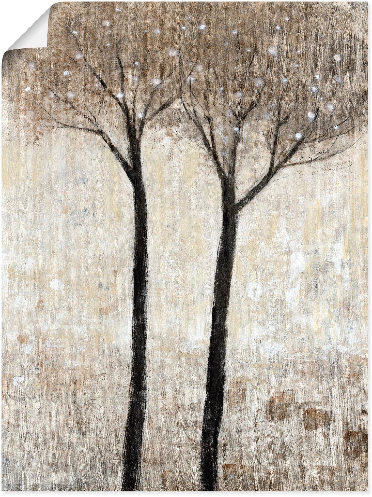 Blühender Baum Artland in Bäume Wandbild Größen oder als Poster Leinwandbild, (1 versch. Wandaufkleber II, St), Alubild,