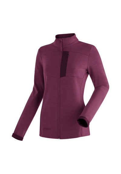 Maier Sports Funktionsshirt Skutvik W Midlayer-Jacke für Damen, ideal für Outdoor-Aktivitäten