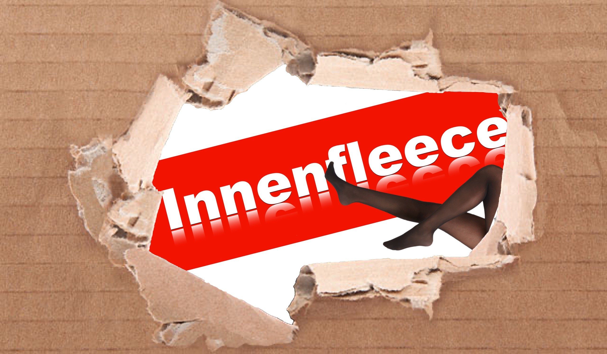 Cocain underwear Thermostrumpfhose gefütterte Strumpfhose schwarz Komfortbund Blickdicht Innenfleece (1 St) von außen wirkt sie deshalb transparent