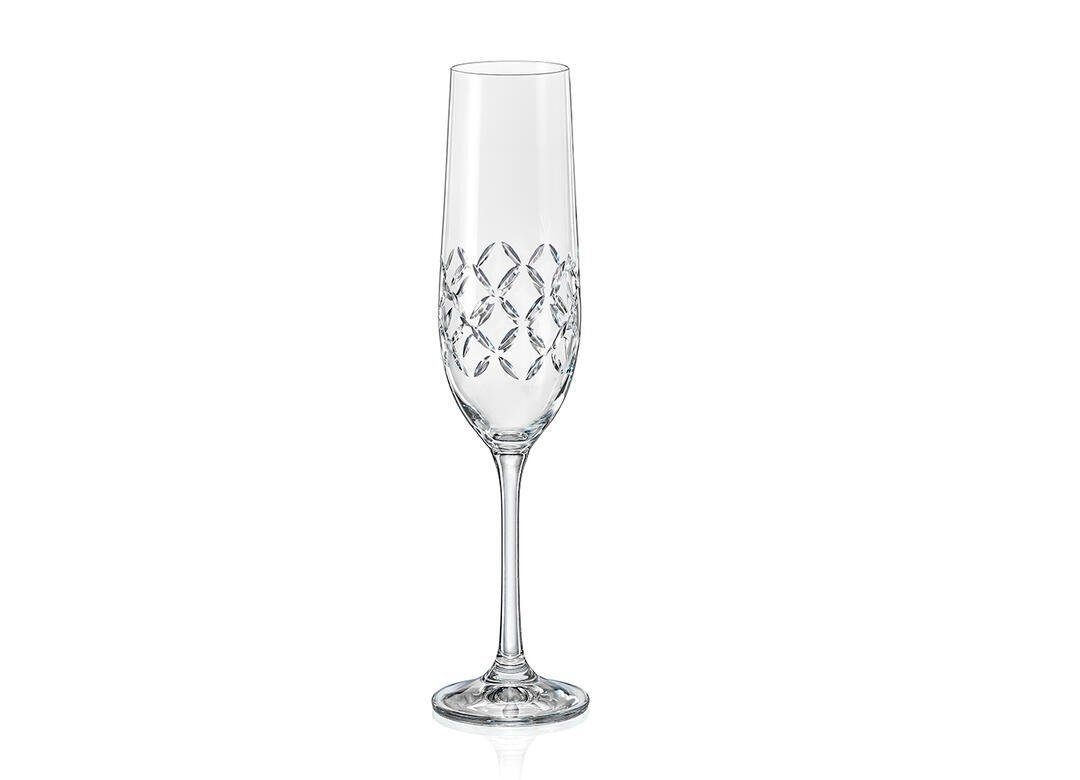 Sektglas CROSS geschliffen Sektgläser 190 ml 2er Set