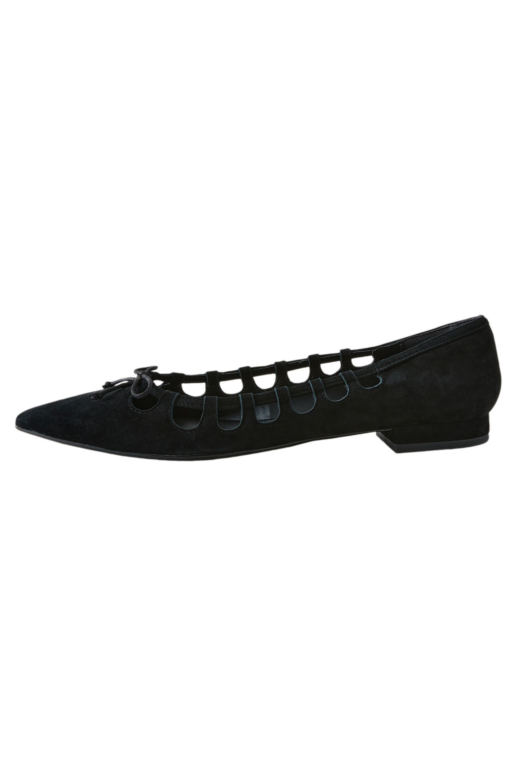 Next Forever Comfort® Spitze Lederschuhe mit Cutout Ballerina