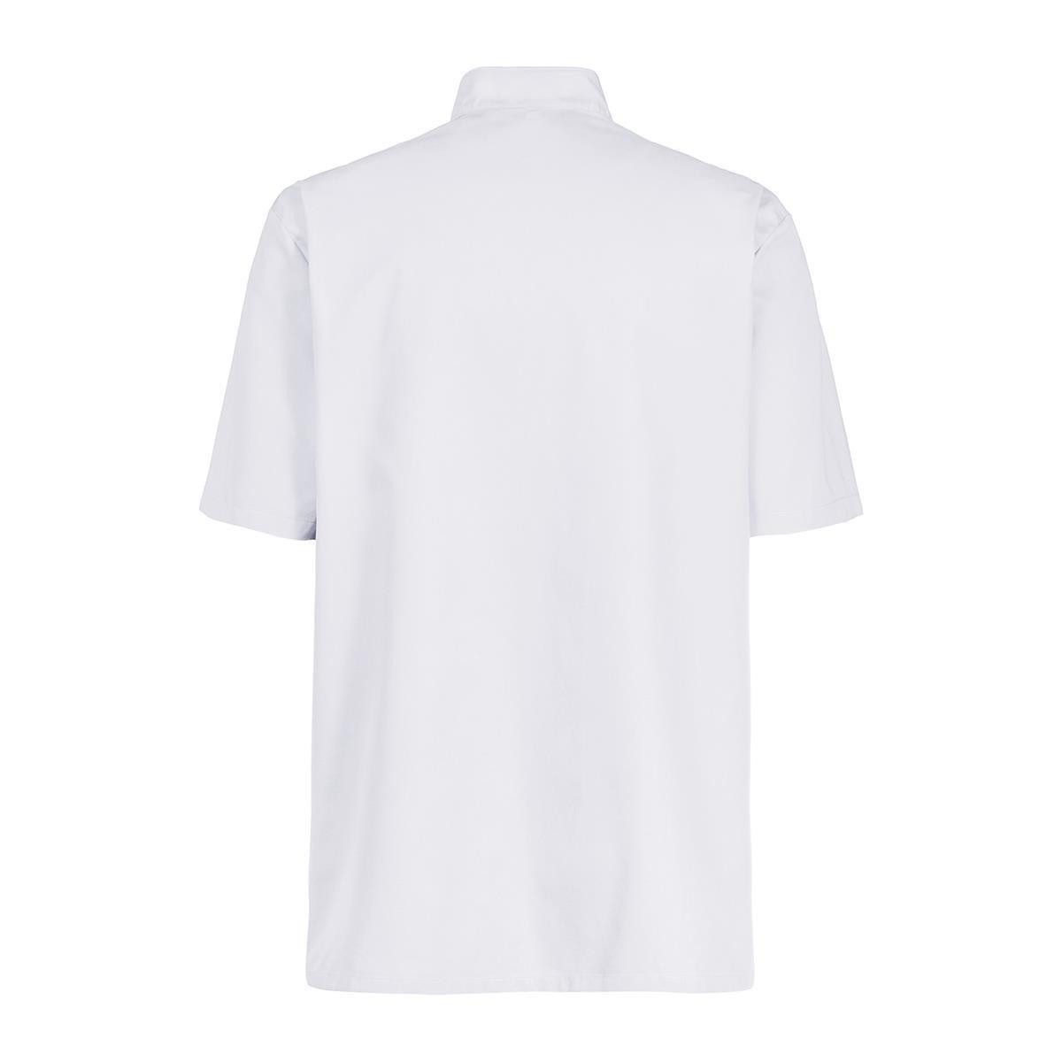 GREIFF Schlupfbluse Greiff CARE unisex Kasack Kurzarm Regular-Fit Weiß