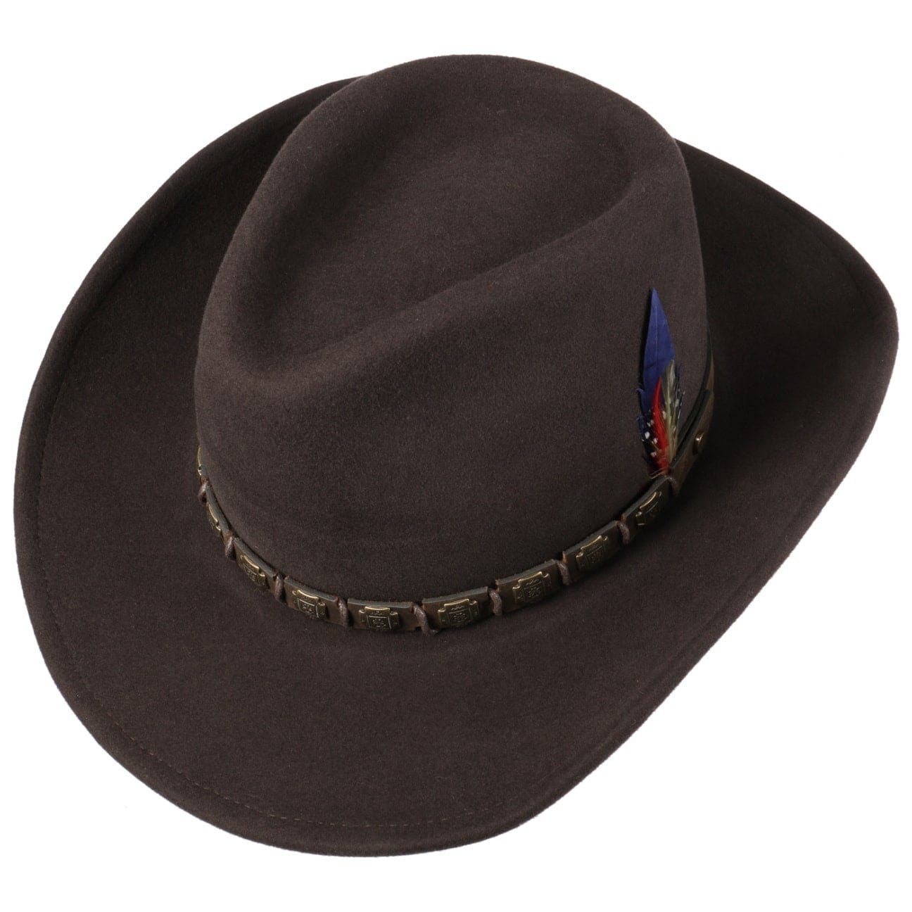 Stetson Cowboyhut (1-St) Rodeohut mit Lederband