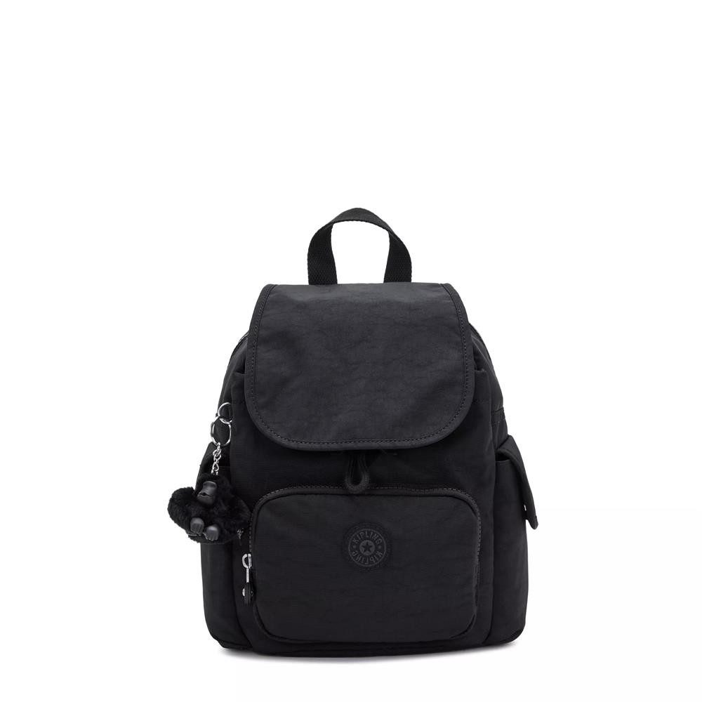 KIPLING Cityrucksack CITY PACK MINI, Extra kleiner Rucksack, Black Noir (schwarz), 9L, Kompakt & Stylisch