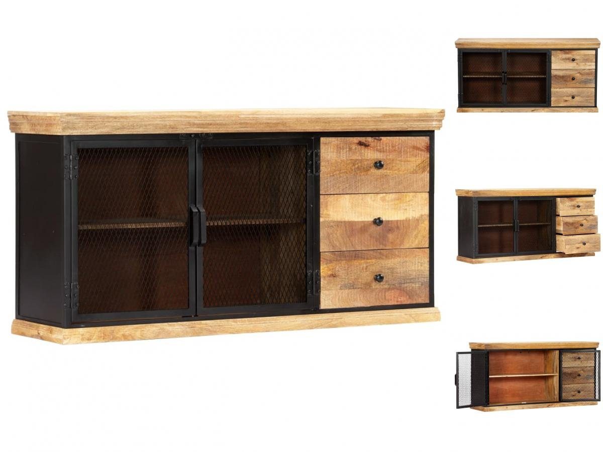 vidaXL Anrichte Sideboard 150 x 40 x 75 cm Massivholz Mango
