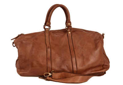 Cassandra Accessoires Reisetasche Weekender, Sporttasche, Travel Bag, aus hochwertigem echtem Leder -Made in Italy-