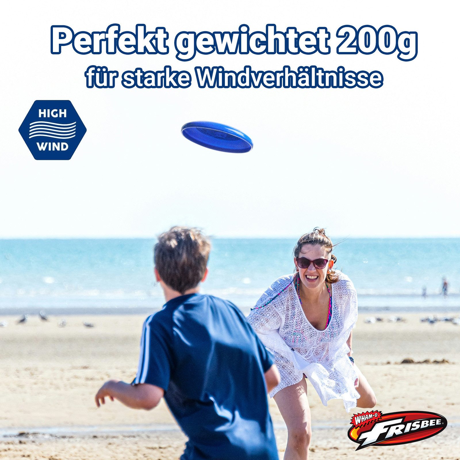 Frisbee Wurfscheibe Wham-O Frisbee Heavyweight 200g Flying Disc, für Outdoor-Aktivitäten - (2-St)