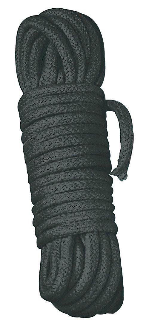 Bondage-Seil, 10 m Länge schwarz