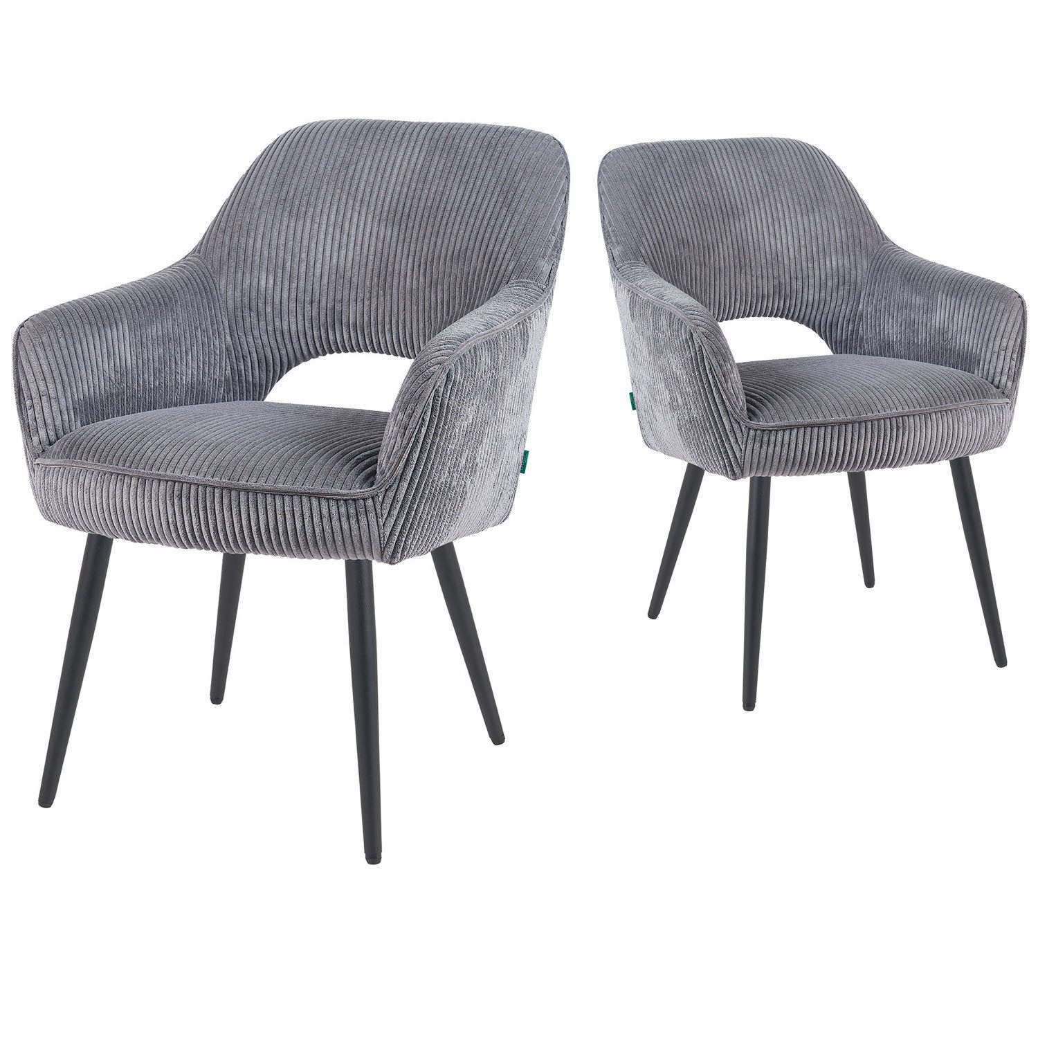 DUBI Möbel Polsterstuhl Mika-Nils 2er-Set, Federkern, günstig online kaufen