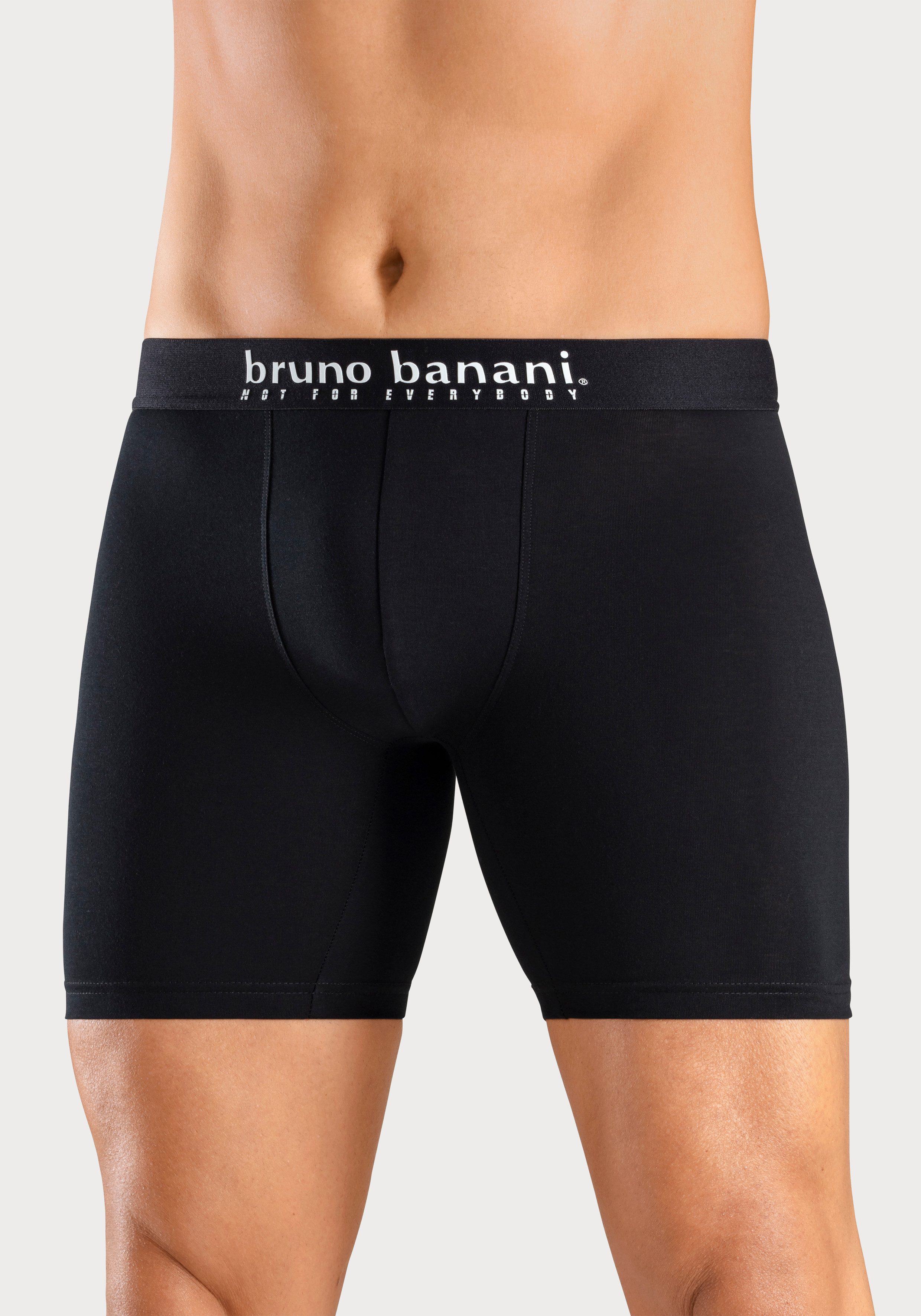Bruno Banani Langer Boxer (Packung, 4-St., 4er-Pack) mit Palmendruck und un günstig online kaufen