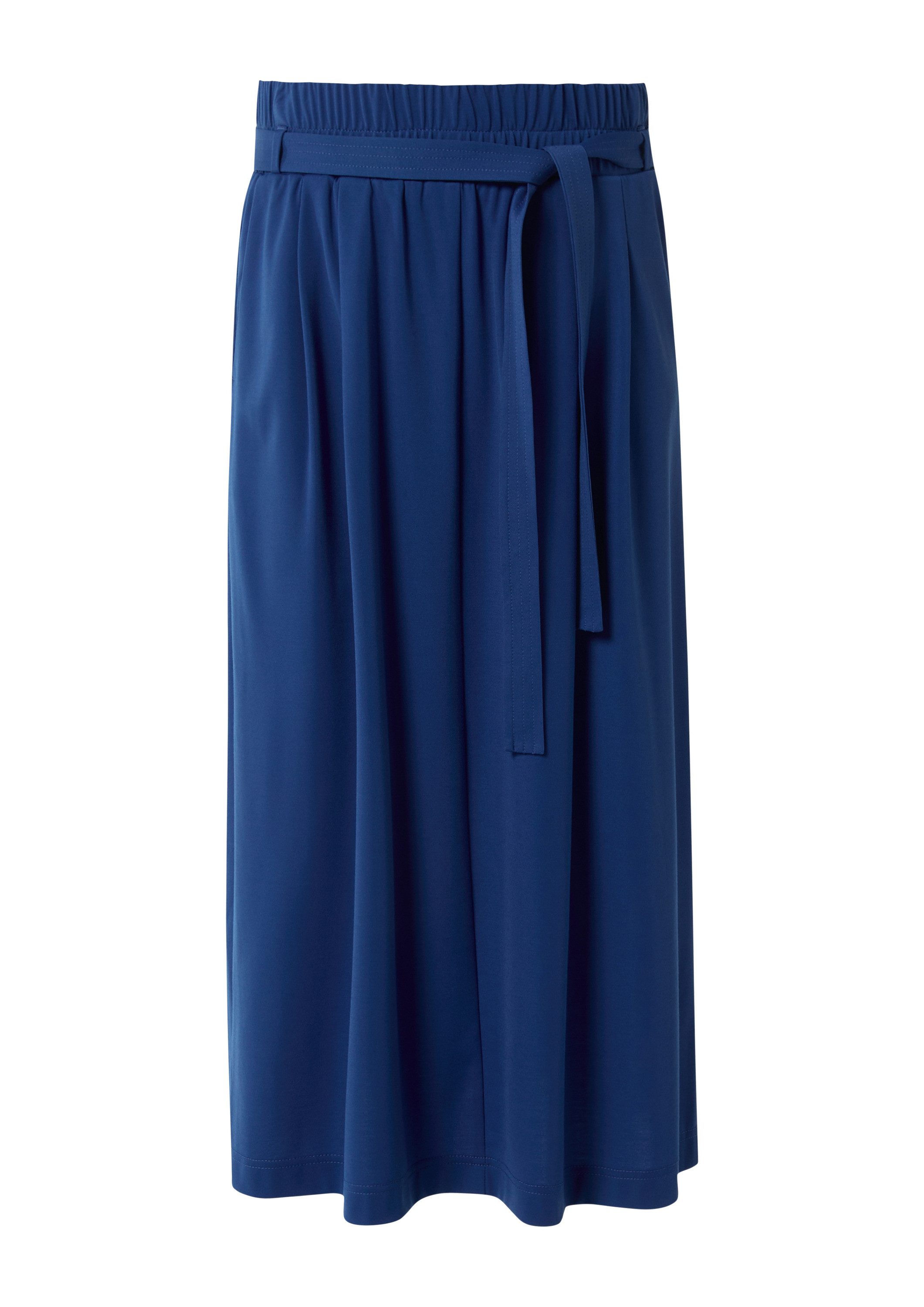 comma Midirock Rock Jersey-Rock mit Faltendetail und Gummizug günstig online kaufen