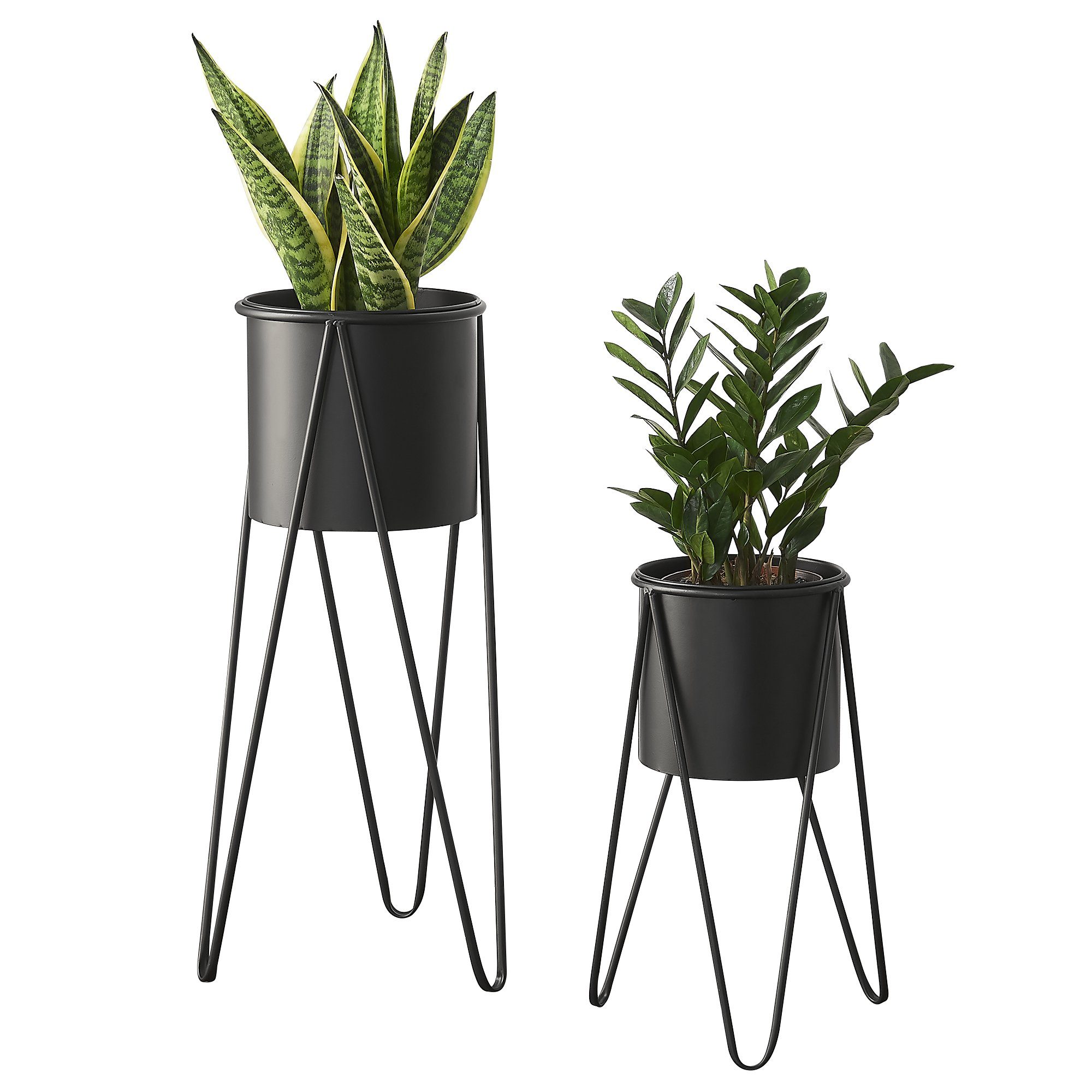 en.casa Blumenständer (Set, 2 St), »Hedera« Pflanzständer im 2er Set Metall günstig online kaufen