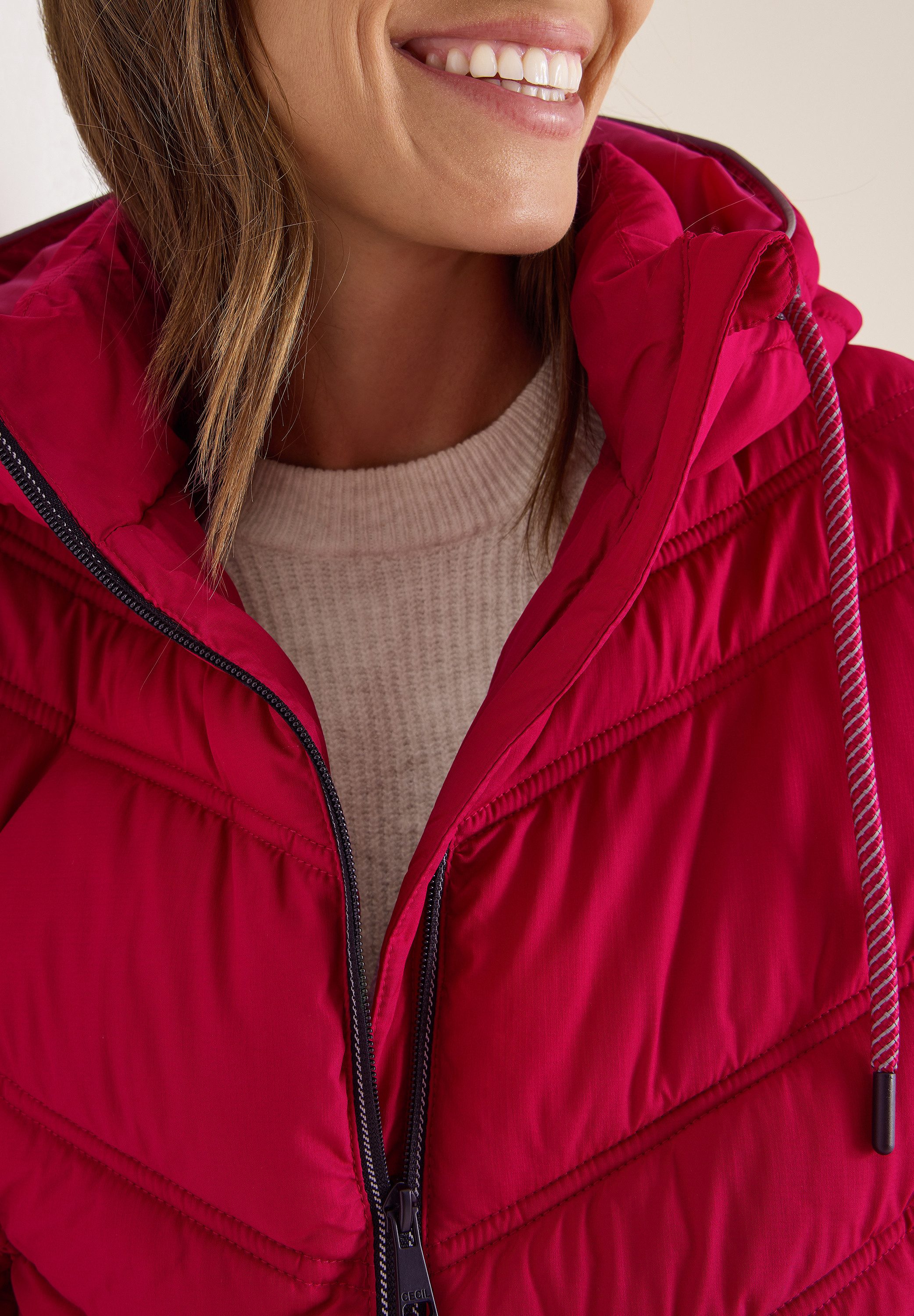 CECIL Steppjacke mit Kapuze