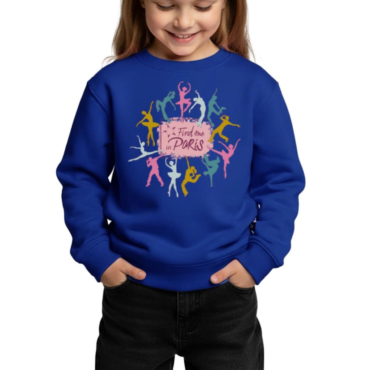 Sweatshirt Find me in Paris Tänzer Kinder Premium Pullover