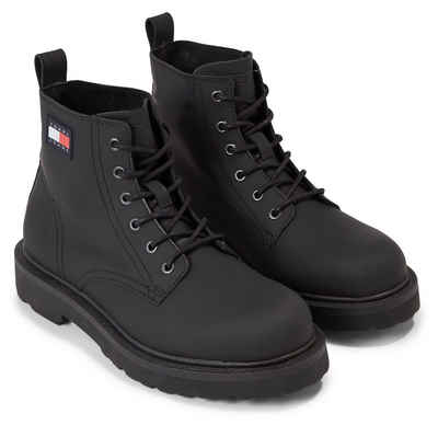 Tommy Jeans TJM RUBERIZED LACE UP BOOT Чоботи на шнурівці mit seitlicher Logoflagge