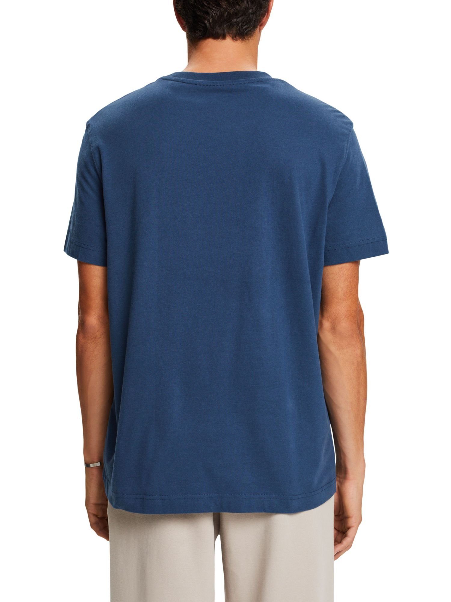 (1-tlg) Esprit T-Shirt mit T-Shirt Grafikprint BLUE