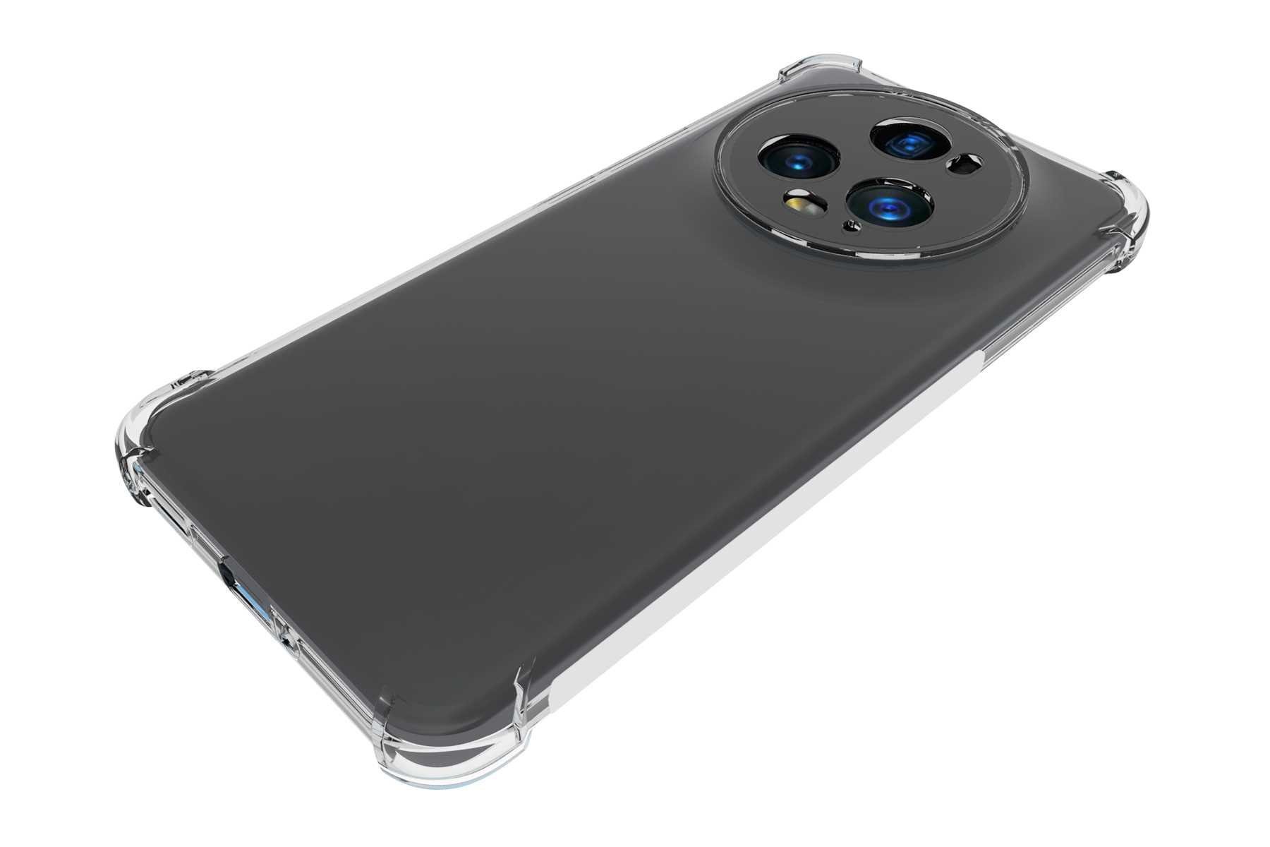 mtb more energy Smartphone-Hülle Clear Armor Case für Honor Magic 5 Pro (6.8), Transparente TPU Schutzhülle Case Backcover mit Anti-Shock Verstärkung