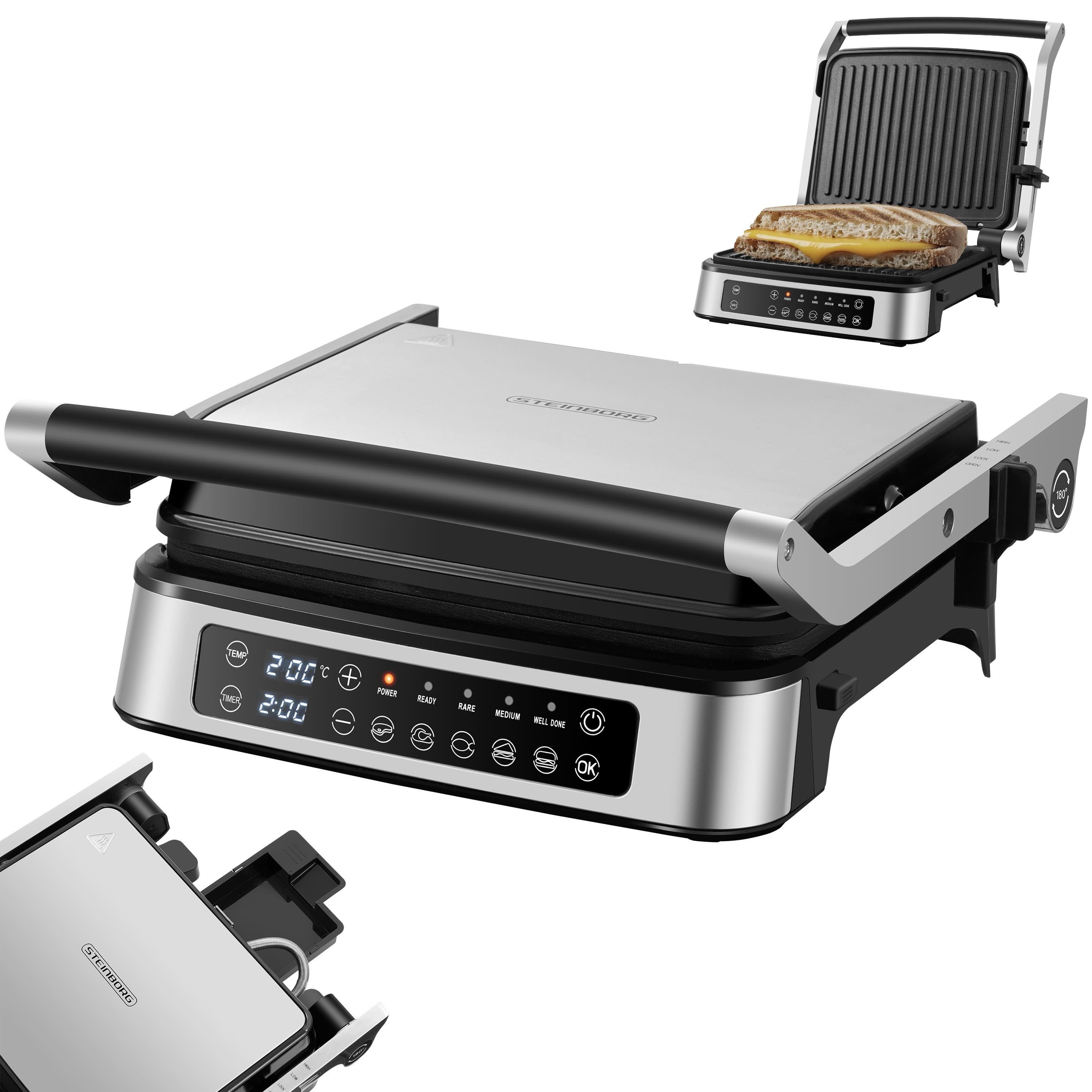 STEINBORG Kontaktgrill SB-2240, 2000 W