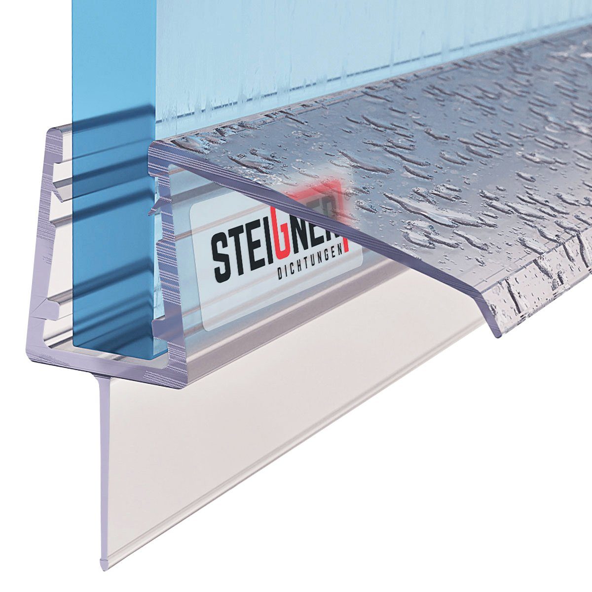Duschdichtung 30cm Gerade PVC Ersatzdichtung für Dusche