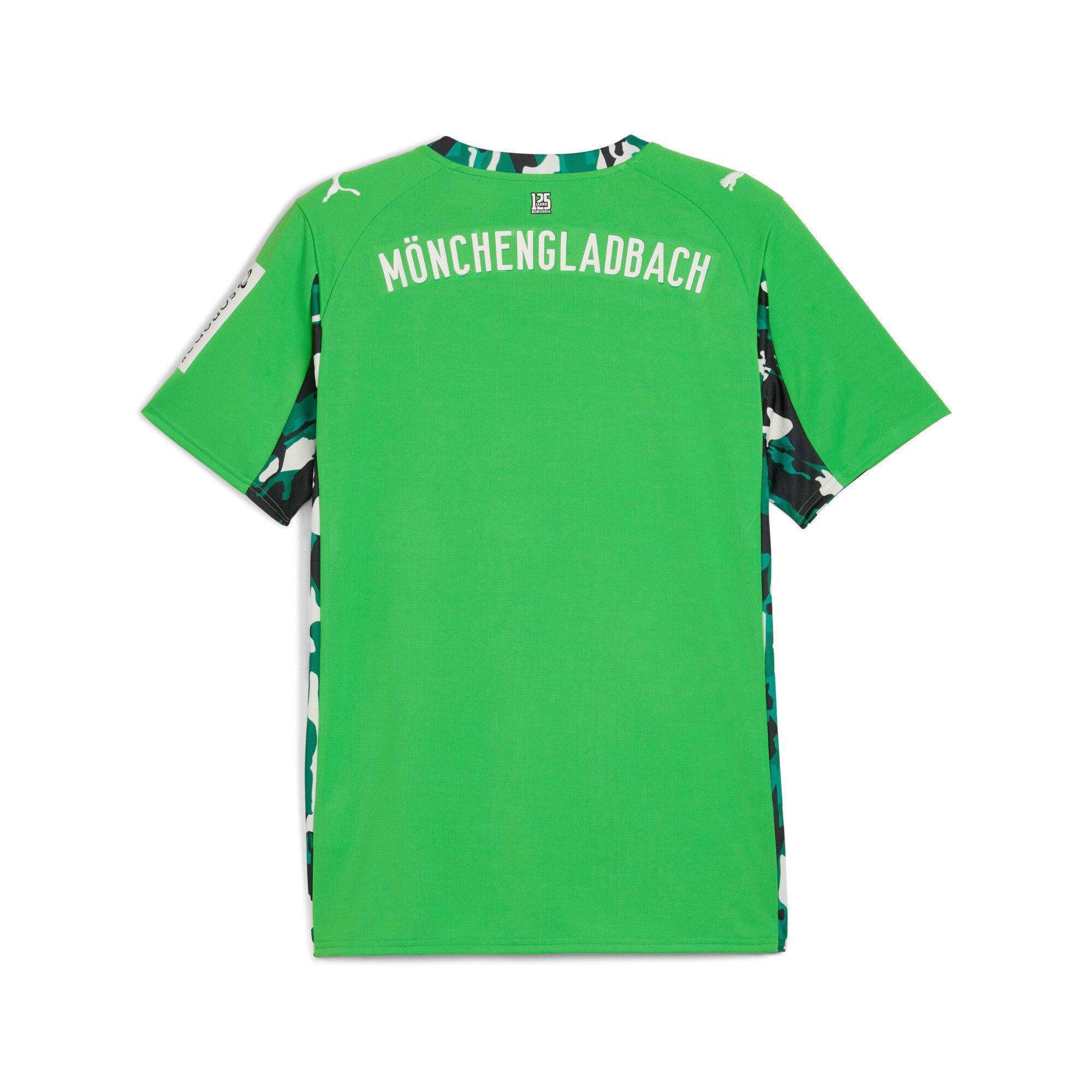 PUMA Fußballtrikot BMG AWAY JERSEY REPLICA Fußball, Kurzarm, sportlicher Stil, Rundhalsausschnitt