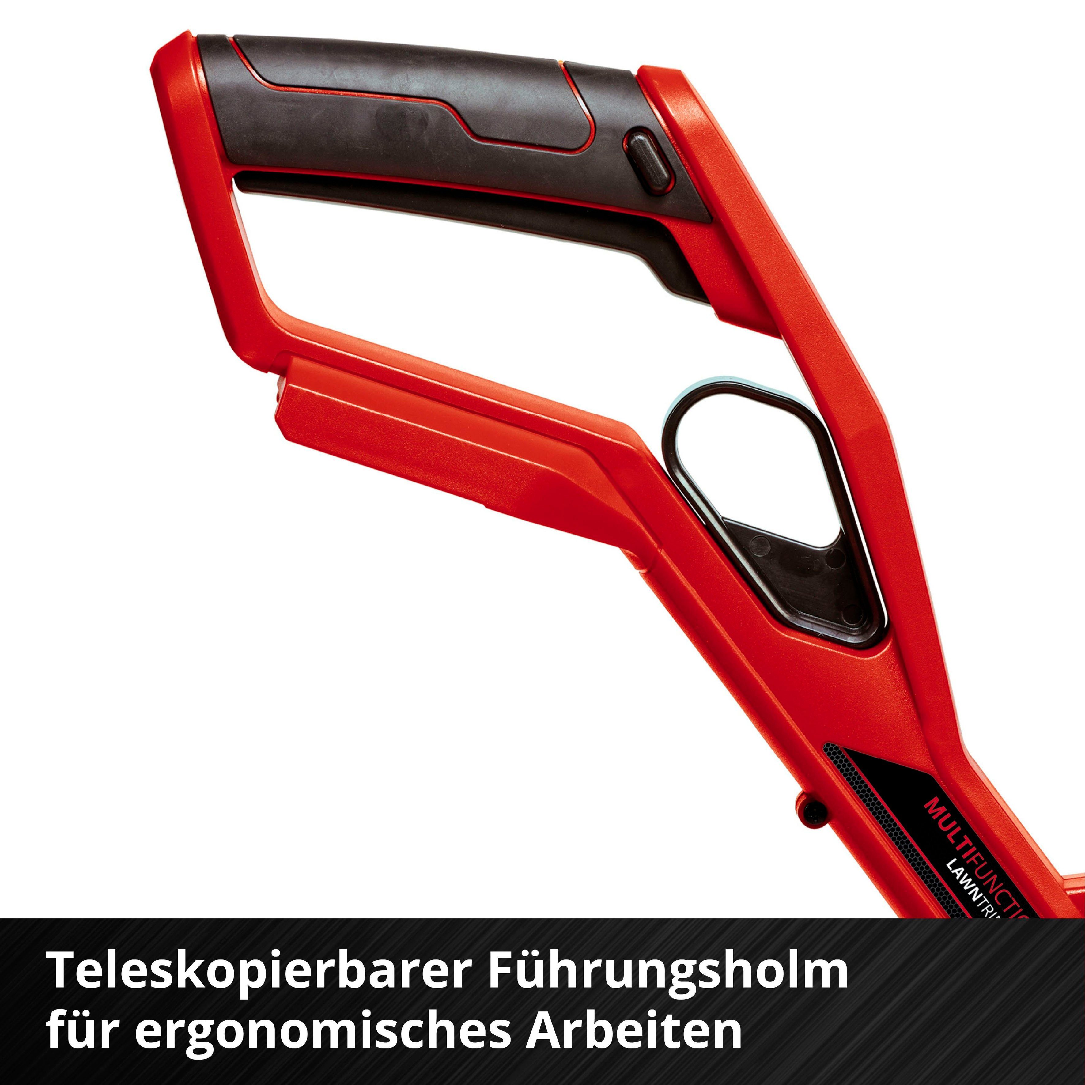 Einhell Akku-Rasentrimmer GE-CT 18/30 Li-Solo, 30 cm Arbeitsbreite Faden, ohne Akku und Ladegerät – Bild 5 von 5