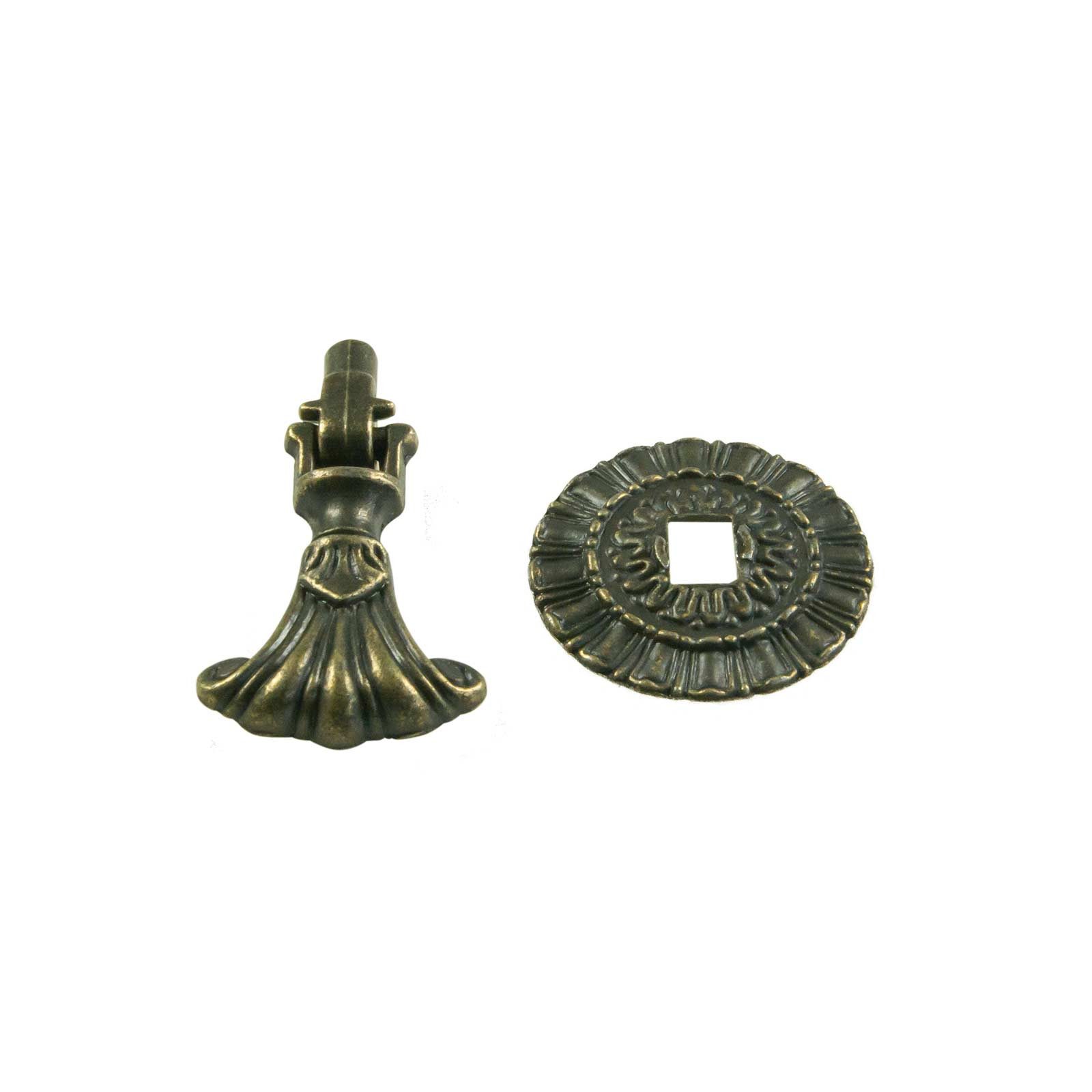 maDDma Möbelgriff 5 Metall-Knauf 37x60mm antik bronze, antikbronze – Bild 3 von 3