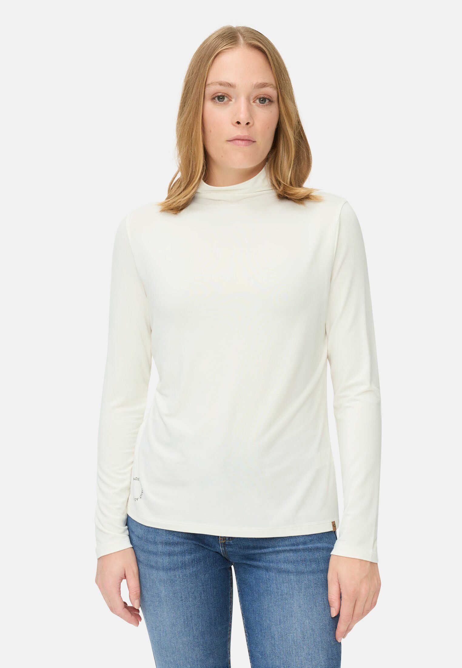 Langarmshirt mit Stehkragen Langarm