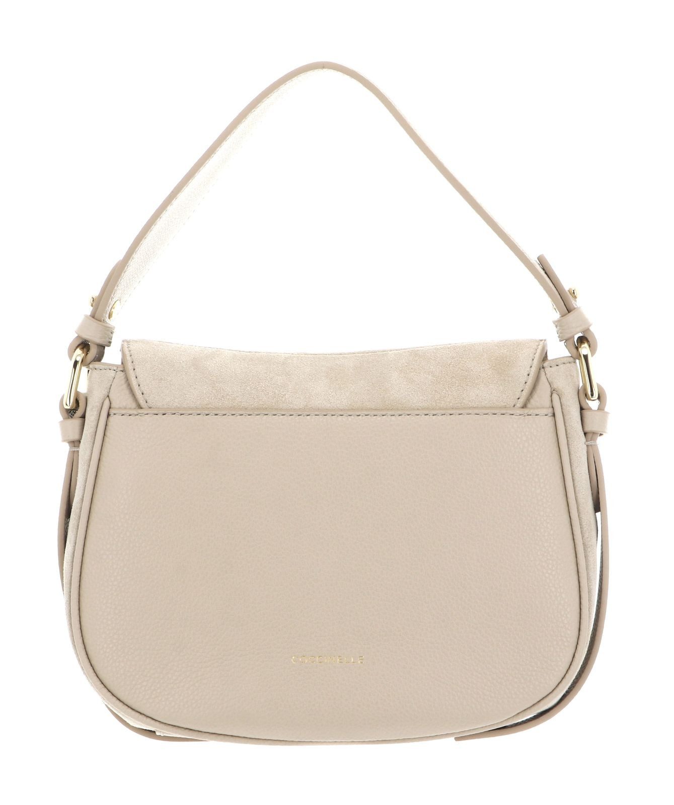 COCCINELLE Handtasche Handbag Suede Leather / Micro Gra. Le., aus echtem Rindsleder