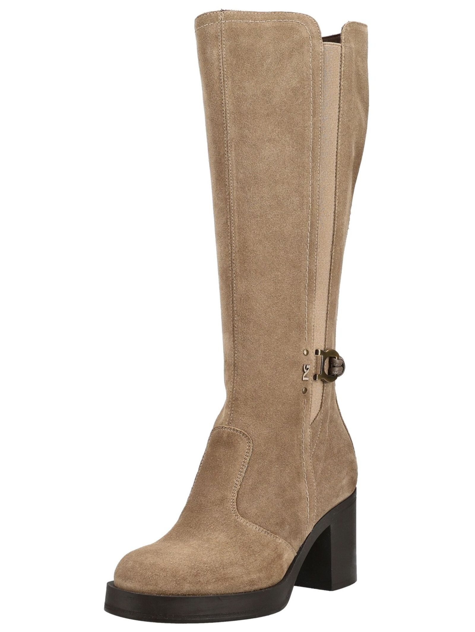 Nero Giardini Nero Giardini Stiefel Veloursleder/Textil High-Heel-Stiefel