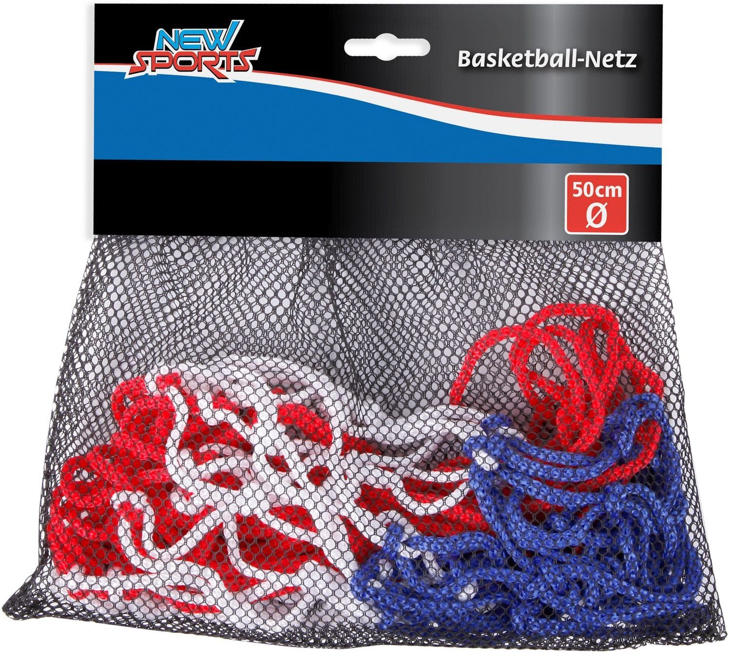 Spiel New Sports Basketball-Netz bunt, 50 cm