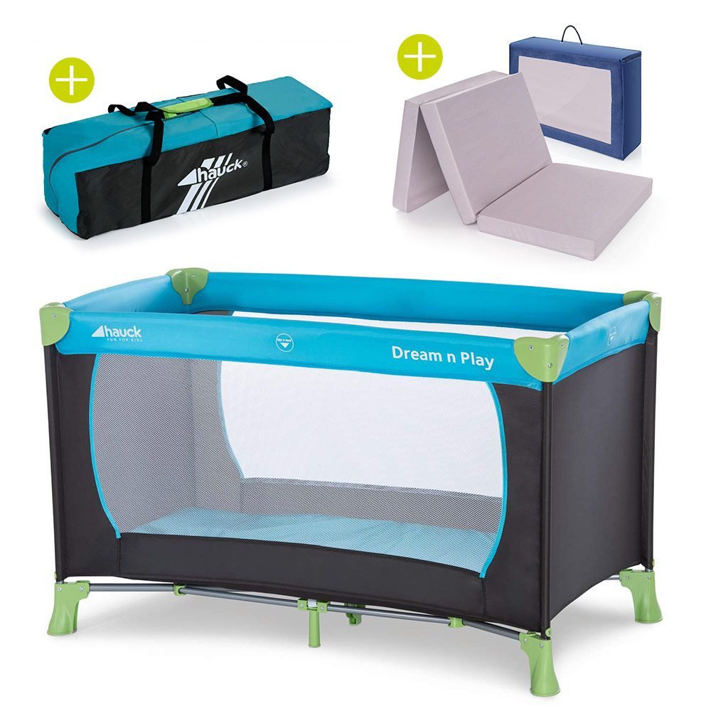 Baby-Reisebett Dream'n Play - Set - Waterblue