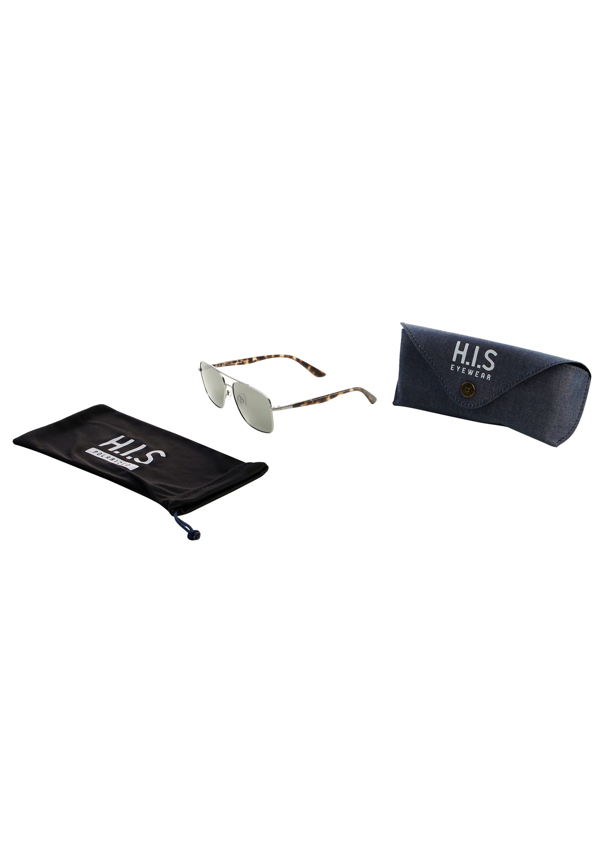 H.I.S Sonnenbrille (Set, 3-St., inklusive Softbeutel und Etui) Filterkategorie 3, 100% UVA & 100% UVB Schutz, polarisierende Gläser. € 61,99, (€ 61,99 pro 1 Stk).