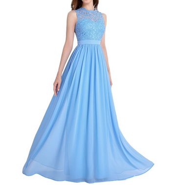 REDOM Abendkleid Damen Frau Brautjungfernkleid Brautjungfer Kleid Kleider Ballkleid (Abschlussball Homecoming Hochzeit Party Abendgesellschaften und mehr, Abendkleid) Ärmellos, Rund Ausschnitt, Bodenlang, Hohe Taille, A-Linie