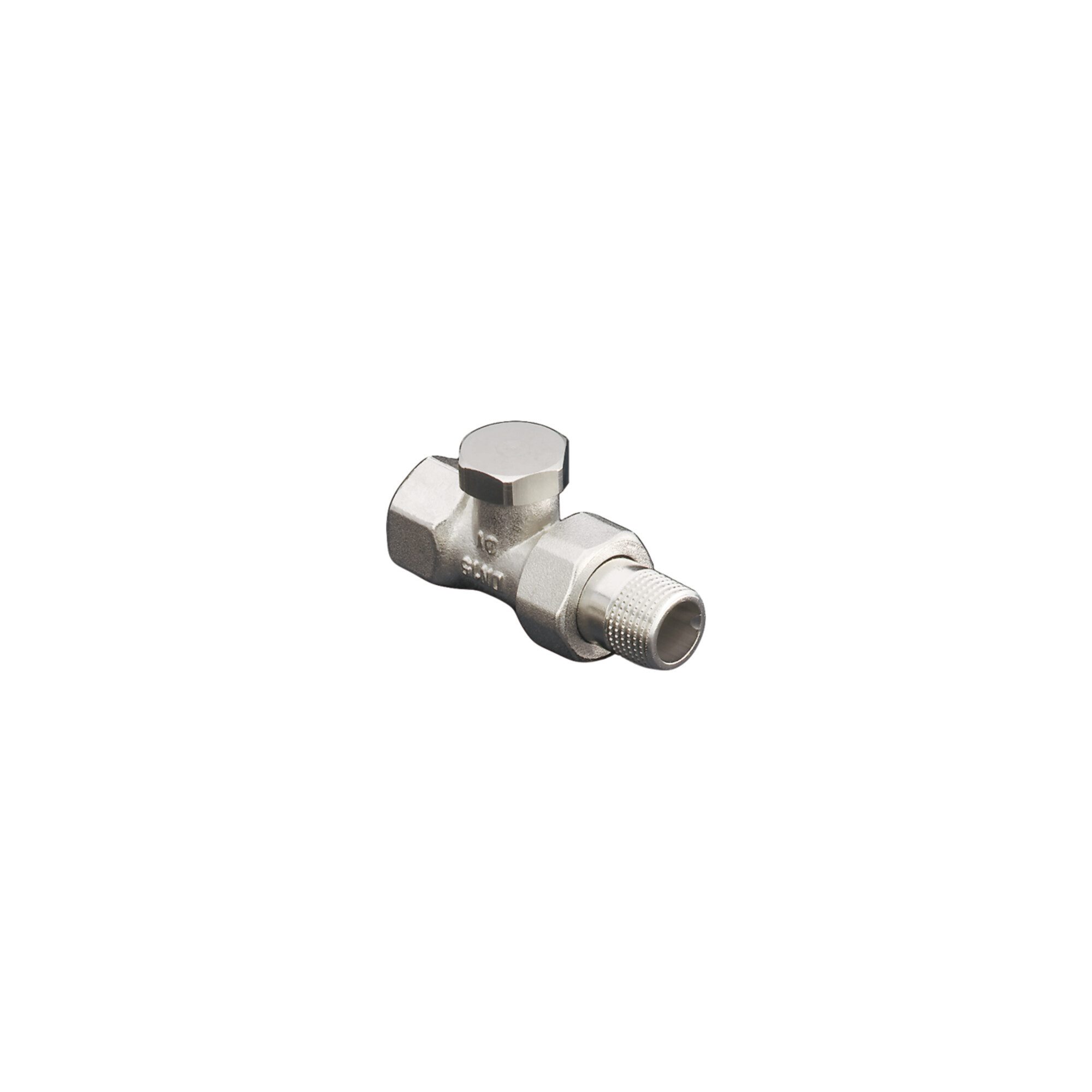 Oventrop Thermostatventil Oventrop Heizkörper-Verschr. Combi 2 DN 10, Durchgang, Messing vernick