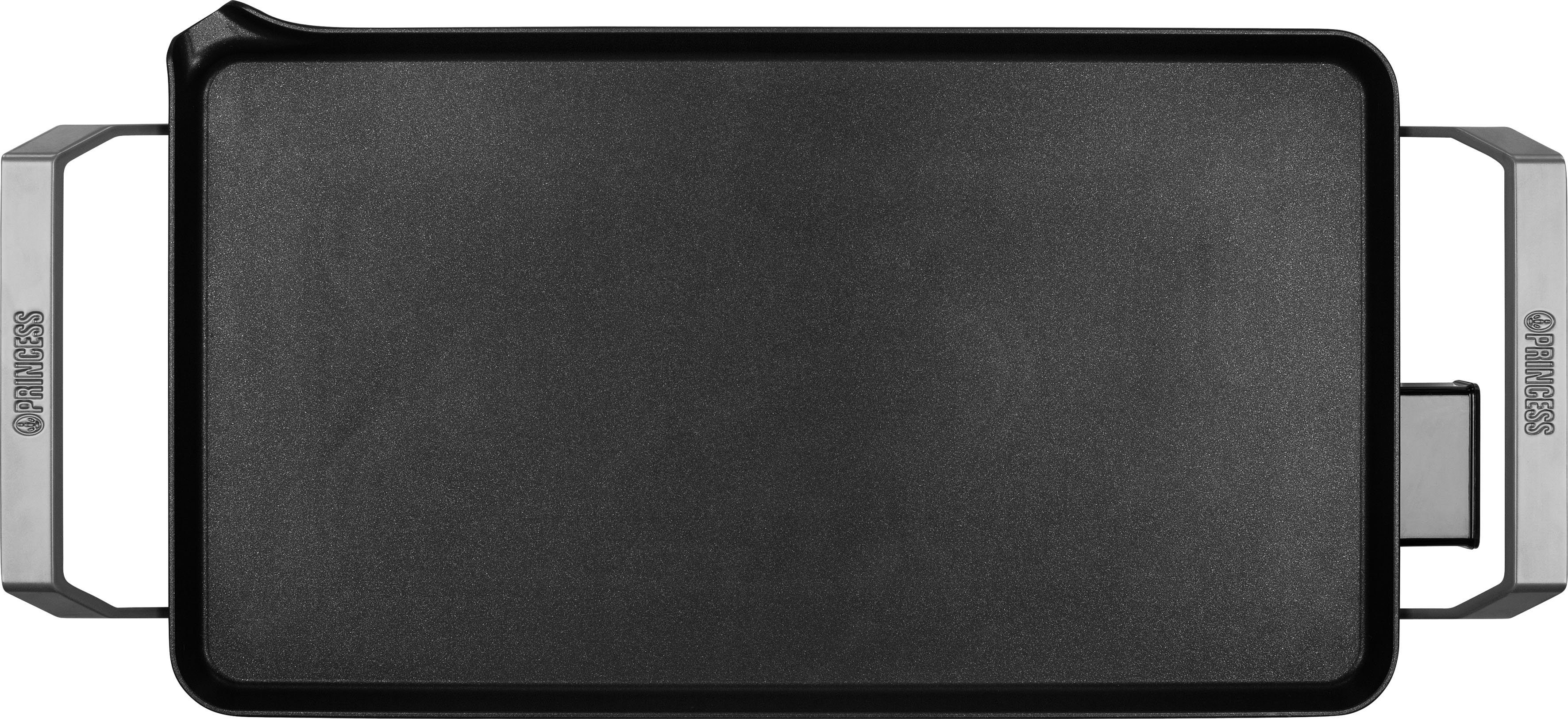 PRINCESS Tischgrill Table Chef Premium XL 103110, 2500 W, Teppanyaki Grillplatte 46x26 cm