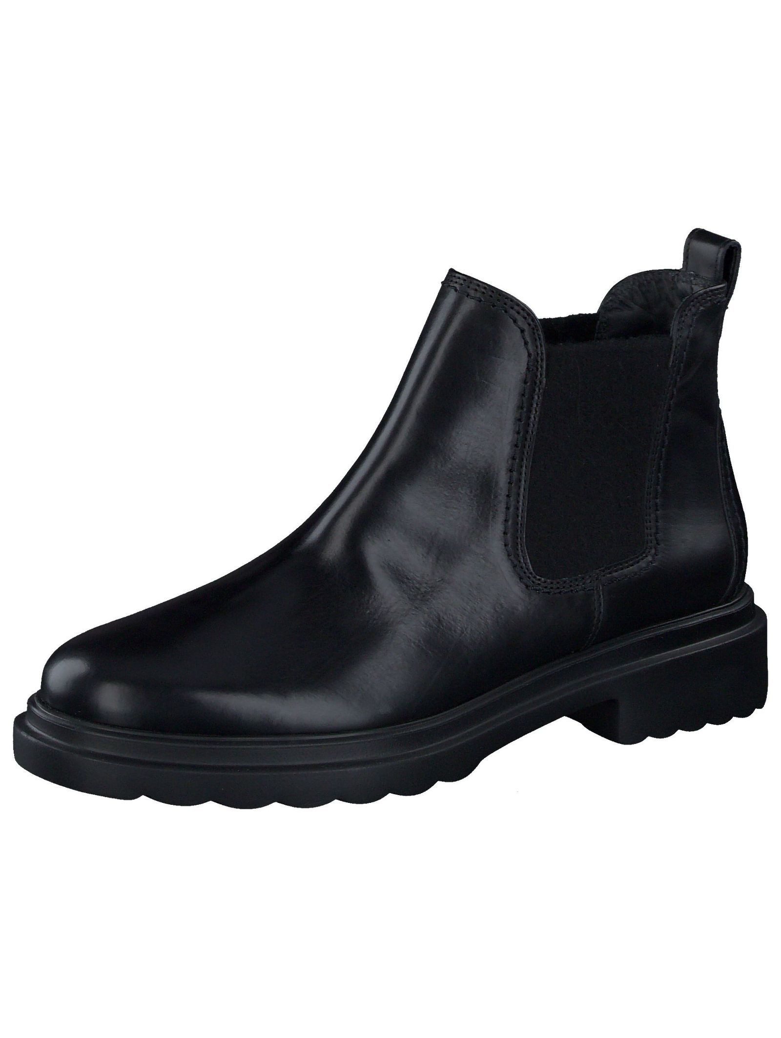 Stiefelette Leder/Textil Stiefelette