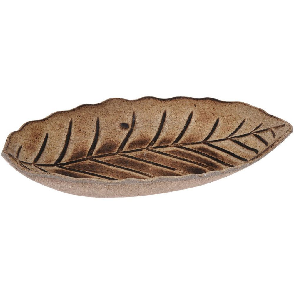 Koopmann Dekoteller Holzschale - Blatt - ca. 31 x 27 cm - 1 Stück günstig online kaufen