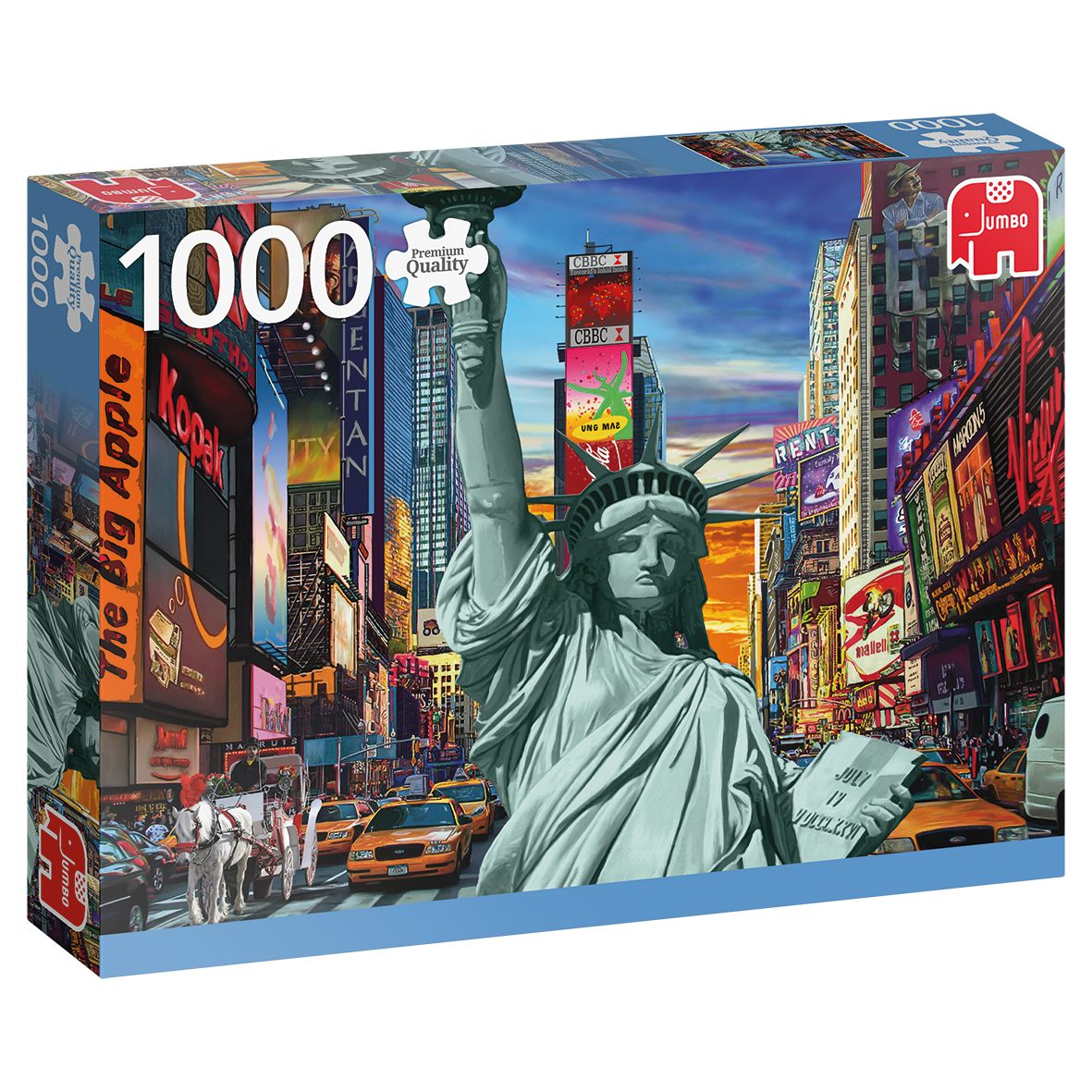 Jumbo Spiele Puzzle JUMBO 18861 New York City 1000 Teile Puzzle, 1000 Puzzleteile, Made in Europe